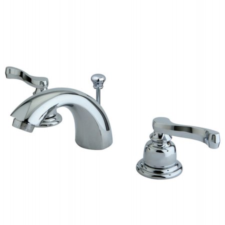 KINGSTON BRASS KB8951FL Mini-Widespread Bathroom Faucet, Polished Chrome KB8951FL